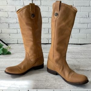 Frye Riding Boots Camel Tan Color 7.5 Gorgeous